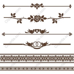 Elegant Floral and Love Set