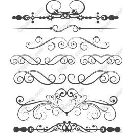 Elegant Decorative Dividers Pack