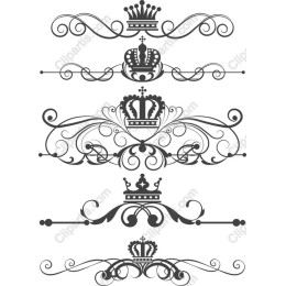 Crown Flourishes Set
