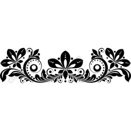 Elegant Floral Border
