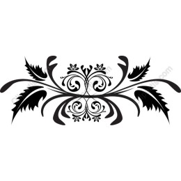 Elegant Black Floral