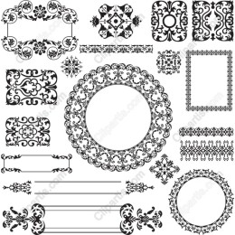 Elegant Floral Frames Collection