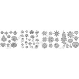 Elegant Floral and Ornamental Collection