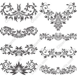 Ornate Floral Motifs Collection