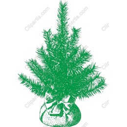 Festive Green Christmas Tree