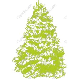Green Texture Pine Tree