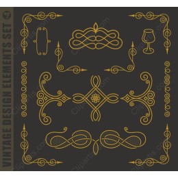 Vintage Elements Set 4