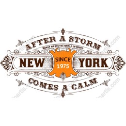 After a Storm Comes a Calm - Vintage New York