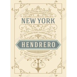 Vintage New York Typography