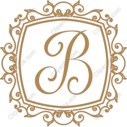 Elegant Monogram B