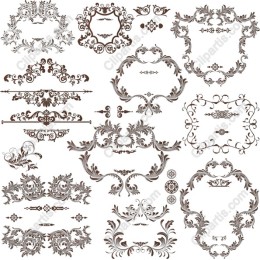 Elegant Ornamental Frames Collection