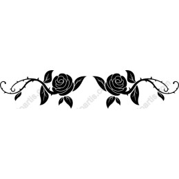 Vintage Rose Flourish