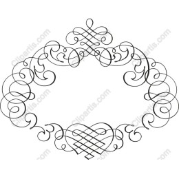 Elegant Swirl Frame