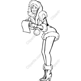 Stylish Holiday Female Figure