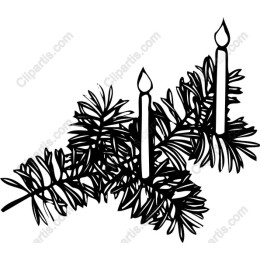 Evergreen Candle Holiday