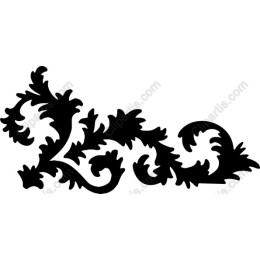 Elegant Black Ornate