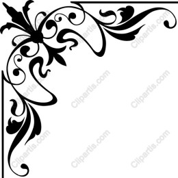 Elegant Floral Ornament Corner