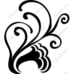 Floral Elegance Swirl