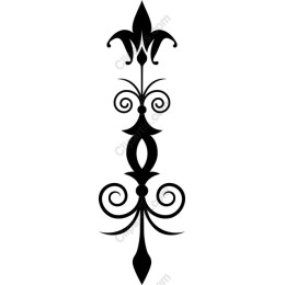 Ornate Fleur-de-lis