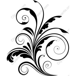 Elegant Black Floral