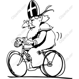 Biking Santa