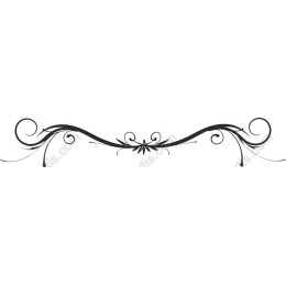 Vintage Floral Decorative Divider
