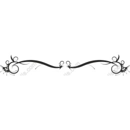 Elegant Black Ornate Border