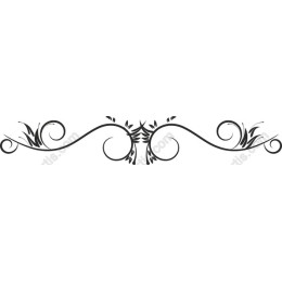 Ornamental Floral Divider