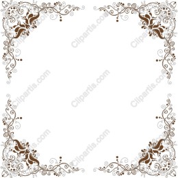 Ornate Floral Frame