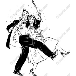 Dancing Couple Celebration