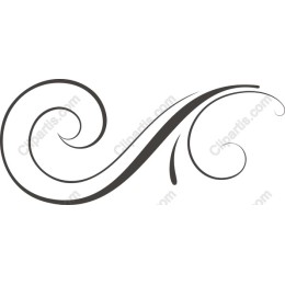 Elegant Swirl Ornament