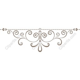 Elegant Swirl Decorative Border