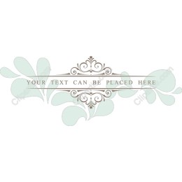 Elegant Swirling Text Frame