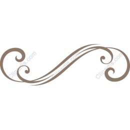 Sophisticated Swirling Ornament