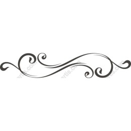 Elegant Swirl Ornament