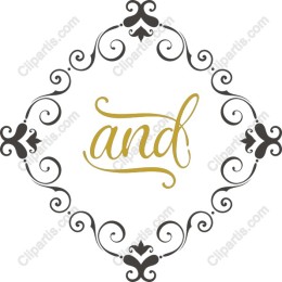 Elegant Frame with 'And'