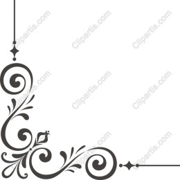 Elegant Decorative Corner Flourish