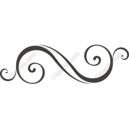 Elegant Swirling Ornament Clipart