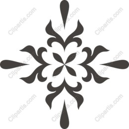 Elegant Floral Ornament