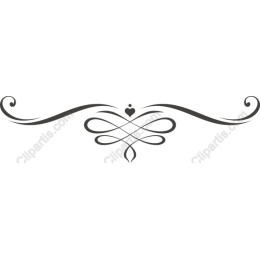 Elegant Heart Motif Flourish