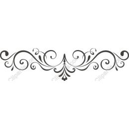 Elegant Swirling Scroll Ornament