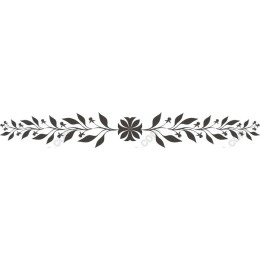 Elegant Floral Decorative Divider