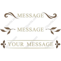 Elegant Floral Message