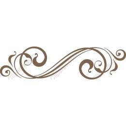 Elegant Swirl Ornament