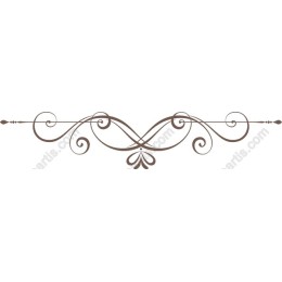 Elegant Swirl and Scroll Ornament