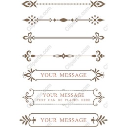 Elegant Decorative Dividers Set