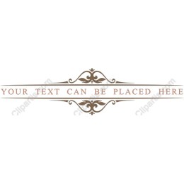 Customizable Decorative Banner