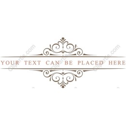 Elegant Decorative with Custom Text Area
