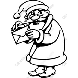 Santa Claus with Envelope