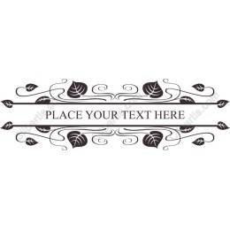Elegant Decorative Frame with Leaves